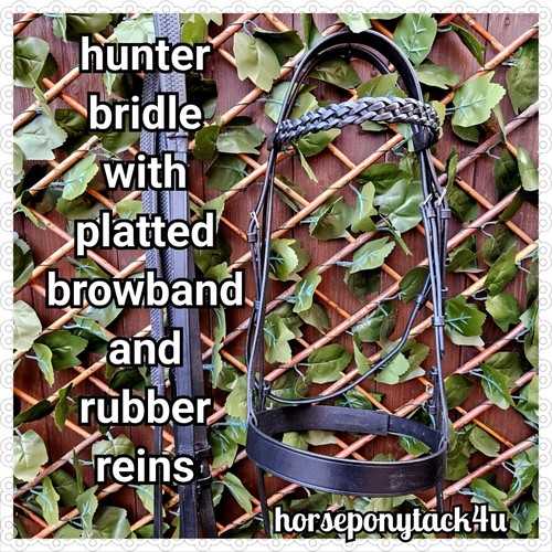 Plaited browband working - browband,