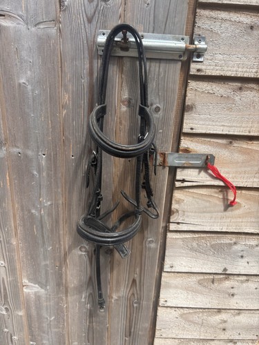 Black pony size bridle bit - size, (bit