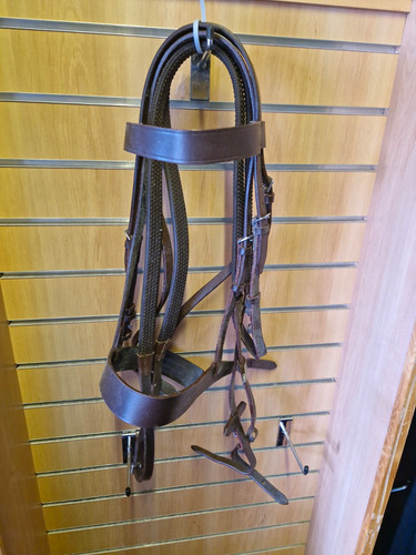 Pony hunt bridle brown - brown, with