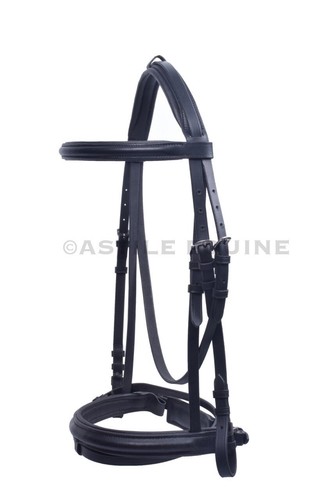 Leather comfort horse bridle - comfort,